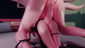Fleurdelys & Chisa - Merciless Pounding from Behind