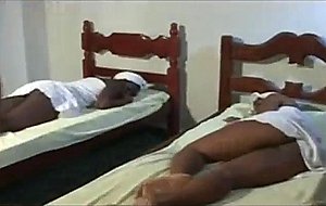 Man fucks his black maids in the ass