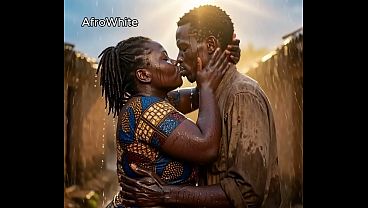 poor nigerian naija african young farmer and husband fucks ugly looking sexy black ebony dark poor village hot house wife in a farm land [AI - Generated]
