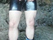 日々のオナニー　9/24　休日は海岸の洞窟でお楽しみ　Daily masturbation Fun on the coast cave