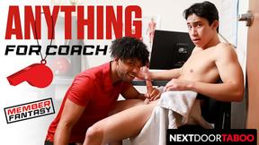 ”Jerking Jock  Cameron Neuton Caught & Screwed By Huge Cocked Coach Tony Genius”