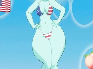 3D - animation - Hawt Lady Liberty.