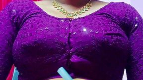 Hot sexy widow woman enjoyed sex in room