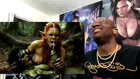 delicious big breast short stack cum shooting goblins getting their wet cocks fucked and deepthroated, ai generated