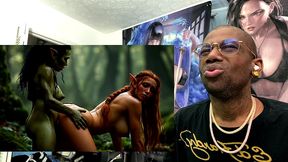 delicious big breast short stack cum shooting goblins getting their wet cocks fucked and deepthroated, ai generated