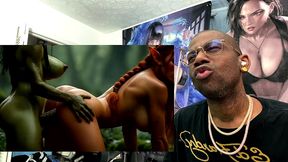 delicious big breast short stack cum shooting goblins getting their wet cocks fucked and deepthroated, ai generated