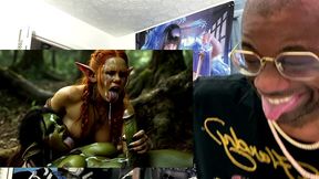 delicious big breast short stack cum shooting goblins getting their wet cocks fucked and deepthroated, ai generated