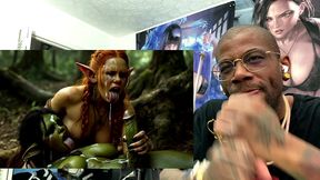 delicious big breast short stack cum shooting goblins getting their wet cocks fucked and deepthroated, ai generated