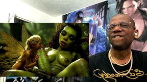 delicious big breast short stack cum shooting goblins getting their wet cocks fucked and deepthroated, ai generated