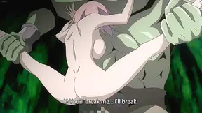 Cyclops Dominates Young Adventurer in Rune-Filled Dungeon Fantasy