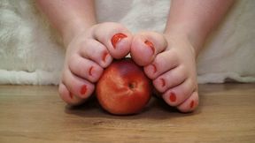 Playing with Nectarines with Toes