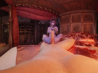 Succubus Footjob VR