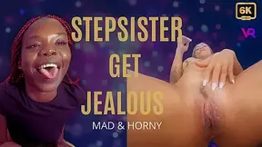 Stepsister Gets Jealous - Thai X Black X Lesbian - 60fps