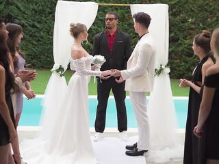 Whore Bride Wedding Three-some