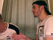 Sorry faced Cute Boy DP by 2x HUNG n Thick HOT UK lads REPEATEDLY n Rammed