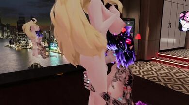 VR Chat silent ex fucks me raw in fantasy avatarporn