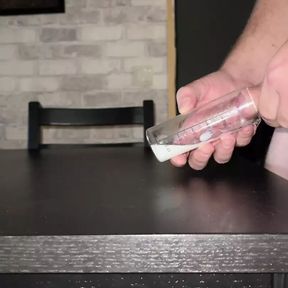 Huge cumshot with cumplay