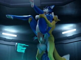 Star Fox: Fox & Krystal [whike] (5-4-2023) (Fox McCloud/Krystal/Animation)