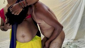 Hot Indian Girlfriend Fucking My Step Stepdaddy Shearing a Bed Hindi Audio