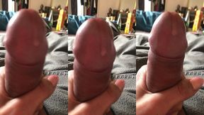 le genre de goutte qui coule le long de la verge