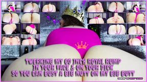 Twerking My 60 Inch Royal Rump In Your Face And On Your Dick So You Can Big A Big Nut On My Big Butt 1920x1080 WMV