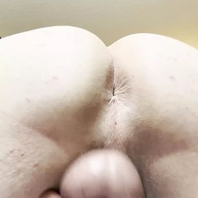 Chubby rock hard jerking