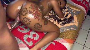 Ebony bombshell gets pounded in sex theater frenzy