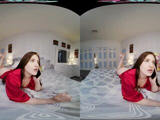 VRHUSH Hawt Aubree Valentine gets creampied