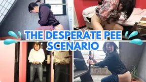 Japanese MILF's Desperate Pee Scenario