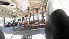 ”Sweaty workout turns into a hardcore bang”