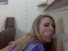 Hot Blonde Babe Solo Masturbation