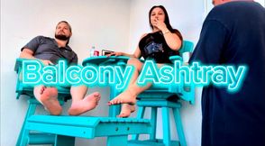 Balcony Ashtray: Ignored by the Smoking Power Couple