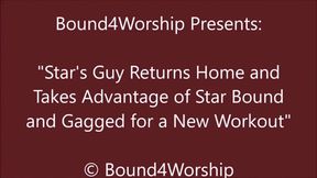 Star Gets Foot Worship at the End of Her Bondage Workout - SD