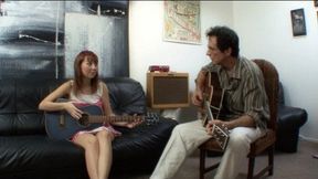 Mature Man Guitar Lesson Turns Into Bareback Sex Ends With Cum In Mouth! (wmv)