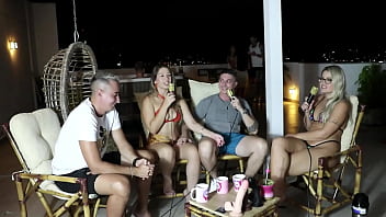 Brazilian beauty Elo Cardone seduces Victor Mustang in steamy swinger encounter