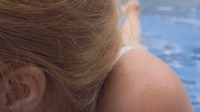 Princess Nicolle sublime soles in the pool