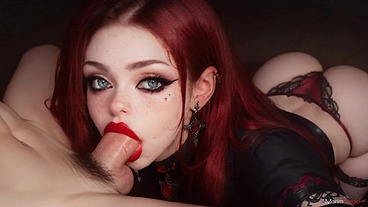 My mistress, wearing luxurious lingerie, ordered me to fuck her right on the floor.[AI]