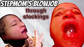 Stepmom’s Face in Stocking: Spitting Drool, Dirty Whispers