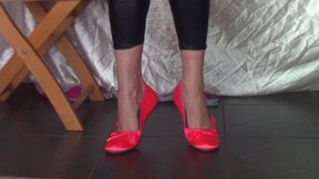 Coral Satin Flats Worship (mkv)