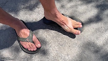 Hank Shows Summer Sandal Suntan and Soiled Soles