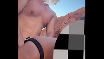 Comendo minha mulher nas falesias