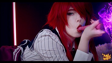 Rias Gremory summoned monster to Fuck