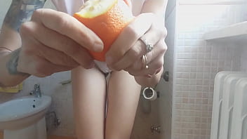 pee on a poor orange!