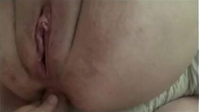 Balls deep in anal while fisting BBW's wet cunt. Squirts guaranteed