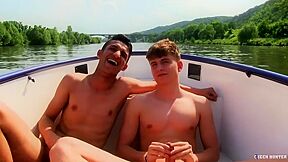 Ch - 441 - Two Friends And I On A Little Motorboat Cruise