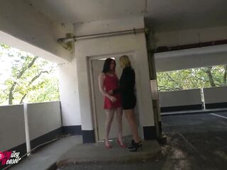 Filthy Street Wench Gets It for Me in the Parking Lot