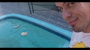 putaria no pelo em piscina na casa de swing - Dinnigata - Dogaloy