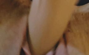 Dildo in wet pussy