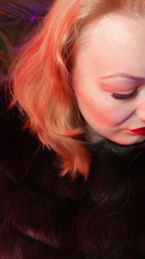 Captivating moment from &quot;FUR SOUNDS and hot LIPS fetish video - ASMR relax sounding&quot;