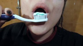 My long wet toothbrushing (light version)